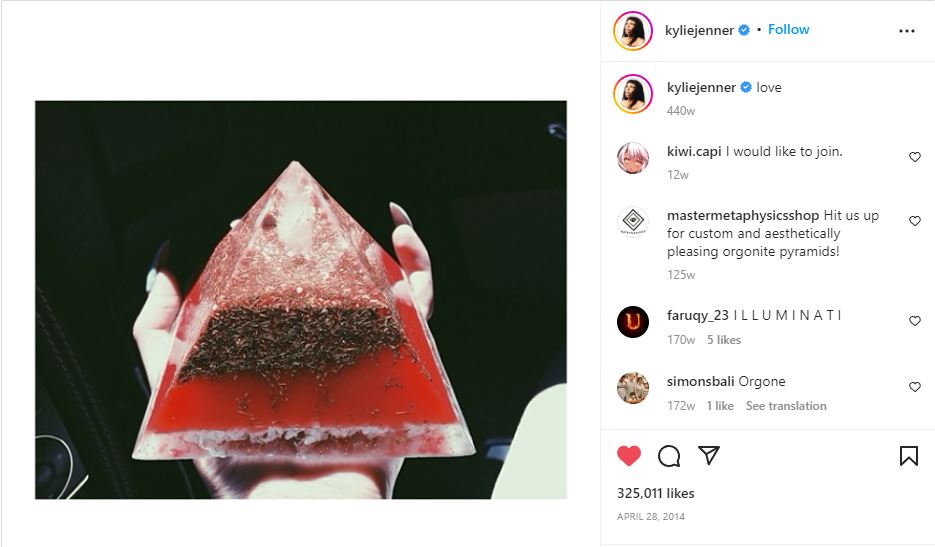 Kylie Jenner Orgonite Pyramid - Ultimate Orgonite Guide