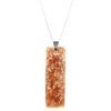 Amber Baguette Orgone Pendant by OrgoneVibes