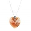 Amber Heart Orgone Pendant by OrgoneVibes