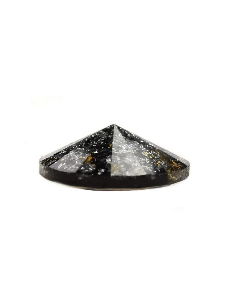 Black Diamond Round Orgone EMF Protection Shield by OrgoneVibes