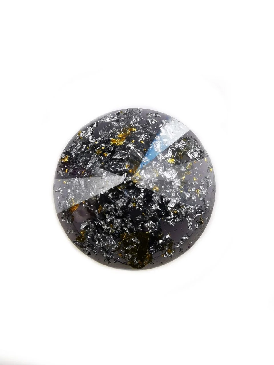 Black Diamond Round Orgone EMF Shield by OrgoneVibes