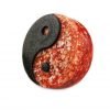 Black and Red Yin and Yang Orgone Puck by OrgoneVibes