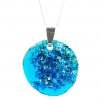 Blue Rondelle Orgone Pendant by OrgoneVibes