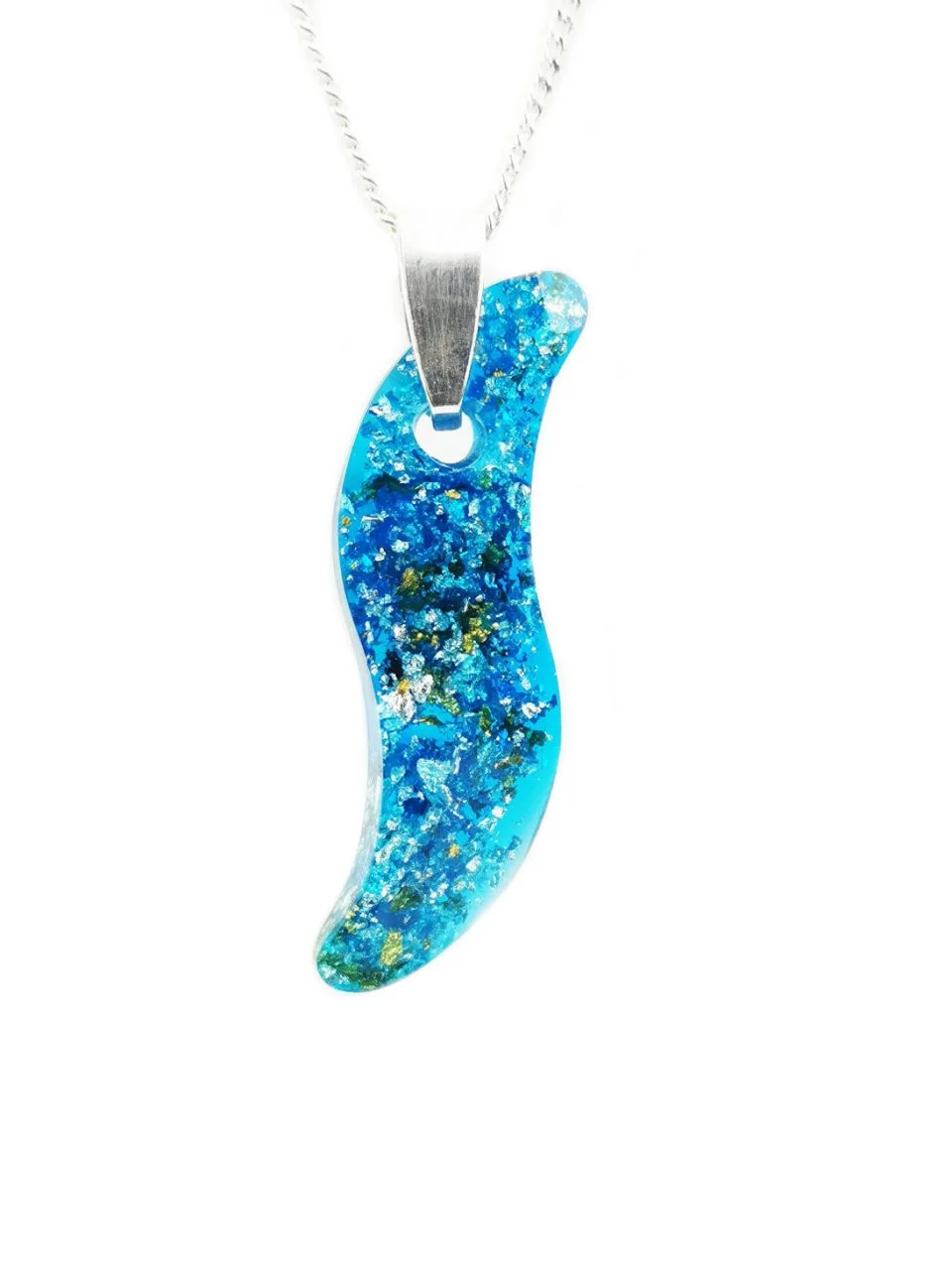 Blue Wave Orgone Pendant by OrgoneVibes