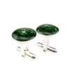 Green Orgone Cufflinks by OrgoneVibes