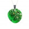 Green Rondelle Orgone Pendant by OrgoneVibes