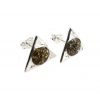 Grey Triangle Orgone Crystal Earrings by OrgoneVibes