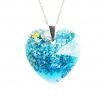 Light Blue Heart Orgone Pendant by OrgoneVibes