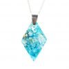 Light Blue Rhombus Orgone Pendant by OrgoneVibes