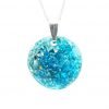 Light Blue Rondelle Orgone Necklace by OrgoneVibes