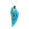 Light Blue Wing Orgone Pendant by OrgoneVibes