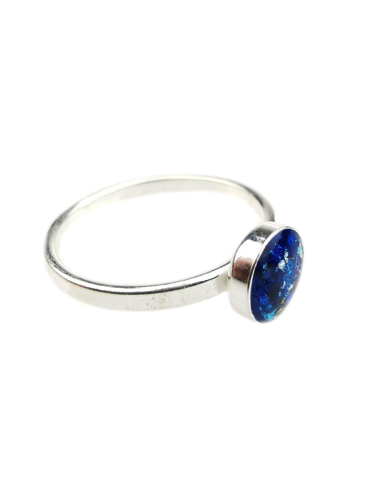 Medium Blue Orgone Crystal Ring by OrgoneVibes