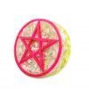 Pink and White Pentagram Orgone Puck by OrgoneVibes