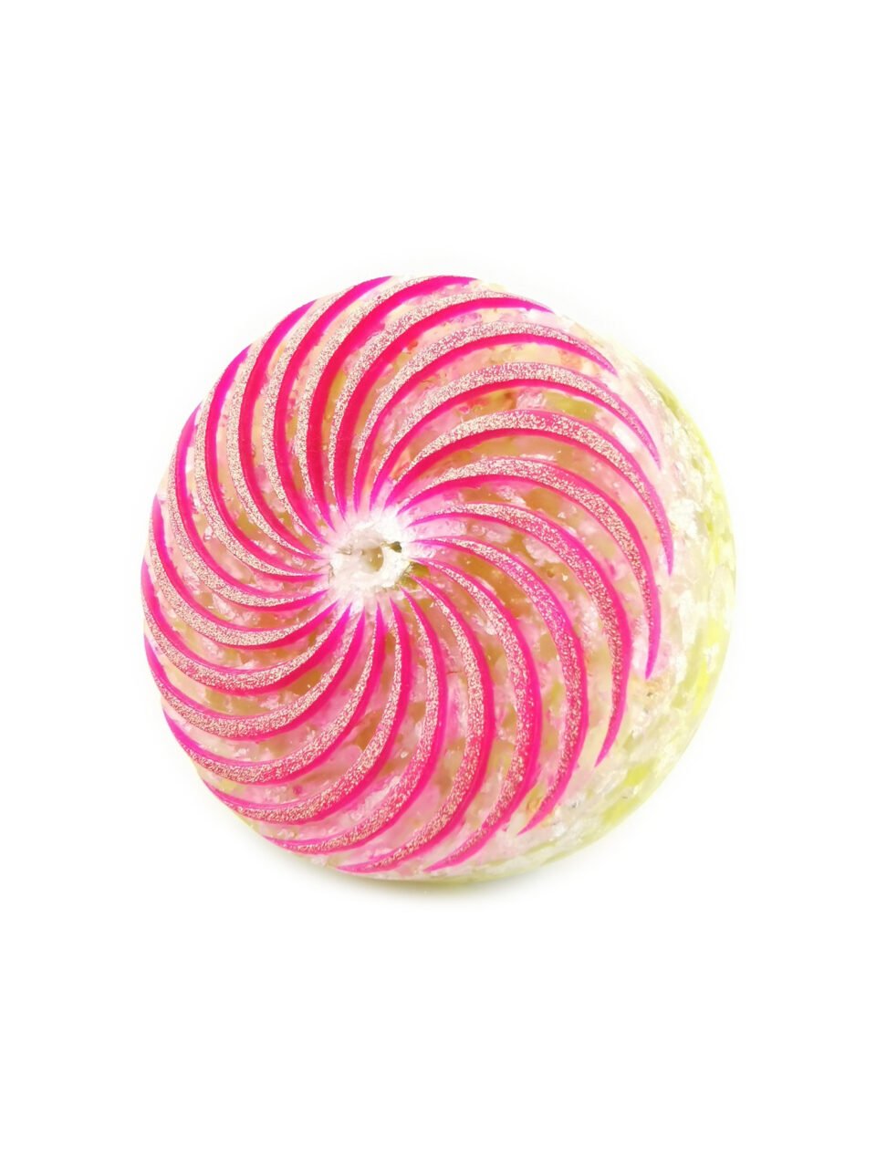 Pink and Yellow Vortex Orgone Puck by OrgoneVibes