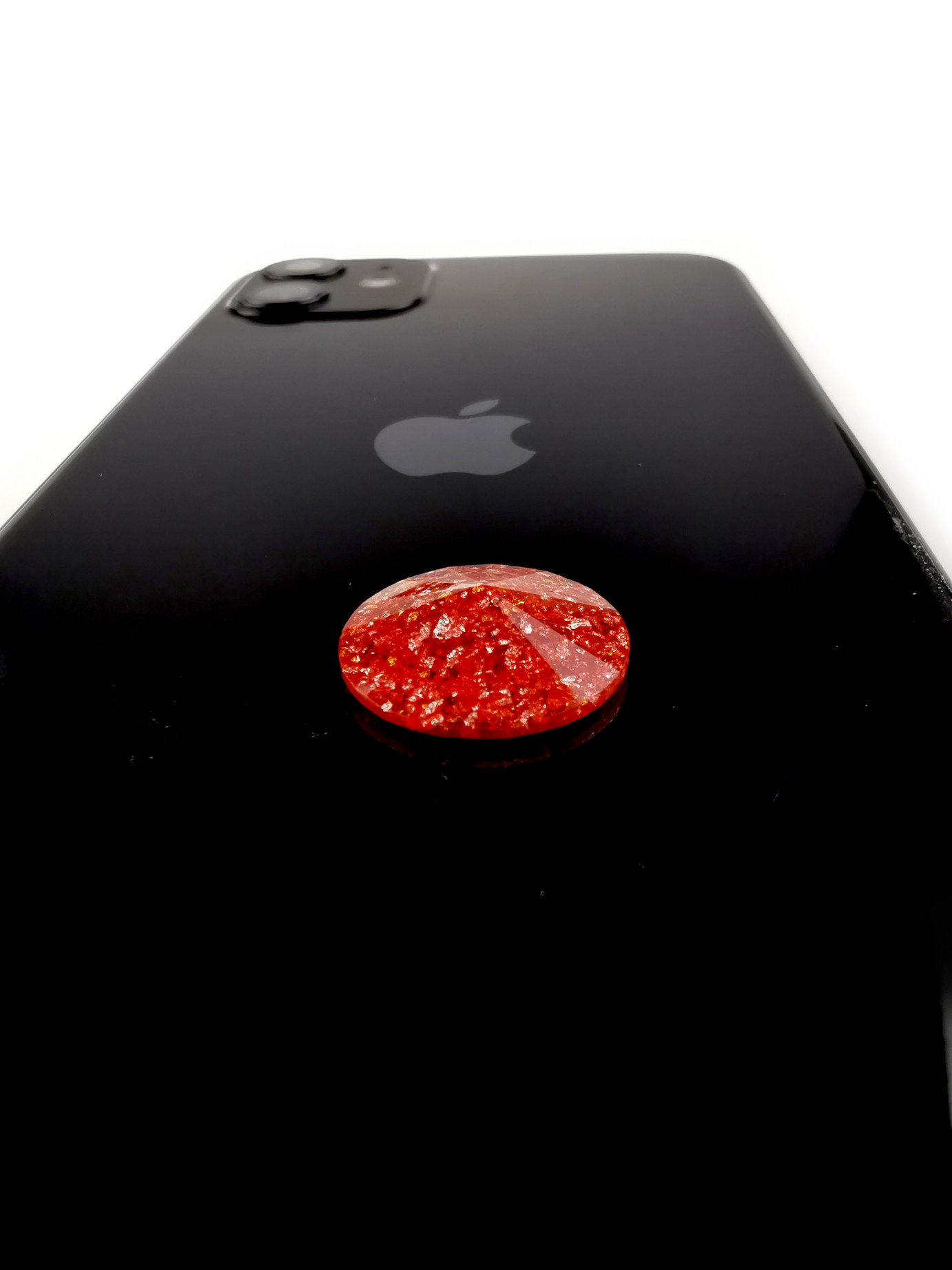 Red Diamond Orgone Shield for iPhone by OrgoneVibes