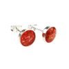 Red Orgone Energy Earrings by OrgoneVibes