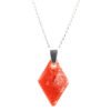 Red Rhombus Orgone Pendant by OrgoneVibes