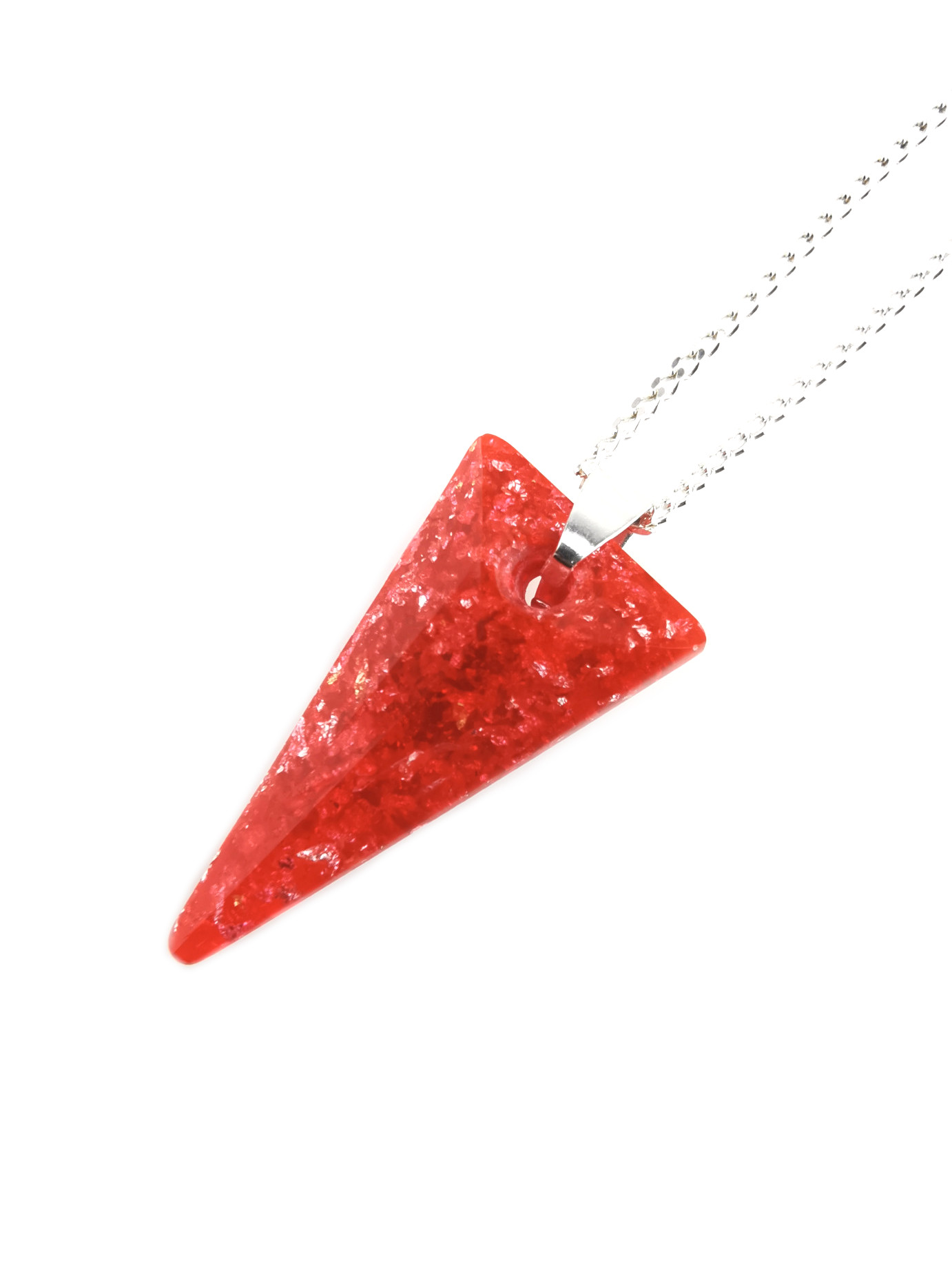 Red Spike Orgone Jewelry Pendant by OrgoneVibes