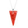 Red Spike Orgone Pendant by OrgoneVibes