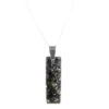 Small Black Baguette Orgone Pendant by OrgoneVibes