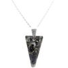 Small Black Spike Orgone Pendant by OrgoneVibes