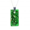 Small Green Cushion Orgone Pendant by OrgoneVibes