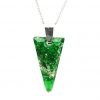 Small Green Spike Orgone Pendant by OrgoneVibes