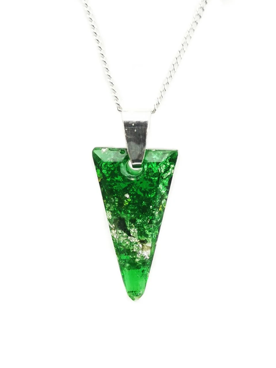 Small Green Spike Orgone Pendant by OrgoneVibes