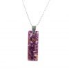 Small Violet Baguette Orgone Pendant by OrgoneVibes