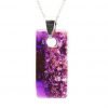 Small Violet Cushion Orgone Pendant by OrgoneVibes