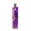 Violet Queen Baguette Orgone Pendant by OrgoneVibes