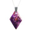 Violet Rhombus Orgone Pendant by OrgoneVibes