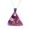 Violet Triangle Orgone Pendant by OrgoneVibes