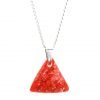 Red Triangle Orgone Pendant by OrgoneVibes